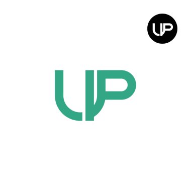 UP Monogram Logo Tasarımı Basit
