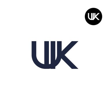 Harf WK Monogram Logo Tasarımı