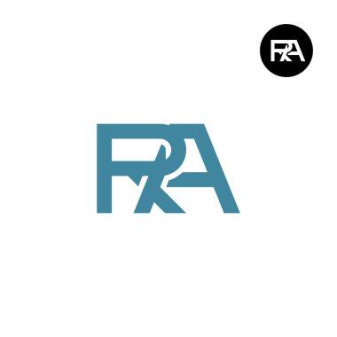 Harf RA Monogram Logo Tasarımı