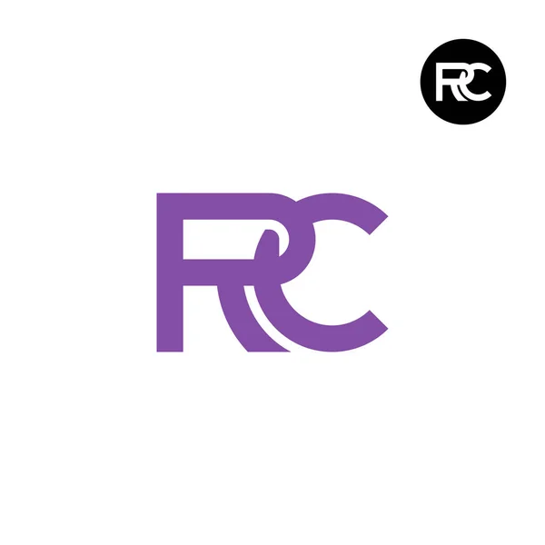 字母Rc正楷标志设计 — 图库矢量图片