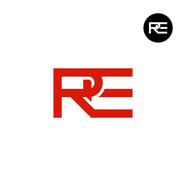 字母Re简写标志设计 — 图库矢量图片