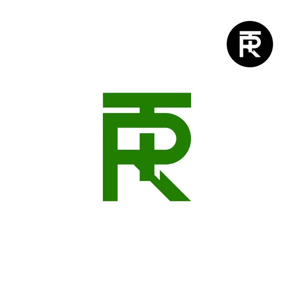 信件Rt Tr主题图标志设计 — 图库矢量图片