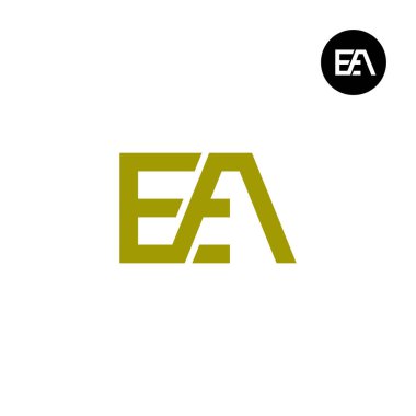 Harf EA Monogram Logo Tasarımı