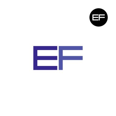 Harf EF Monogram Logo Tasarımı
