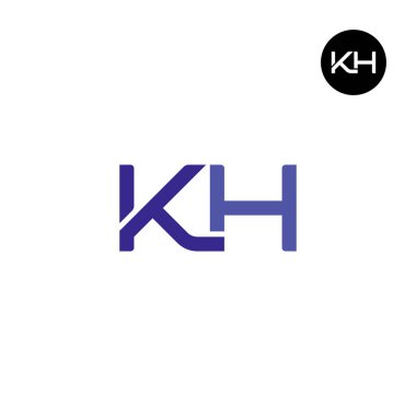 Harf KH Monogram Logo Tasarımı