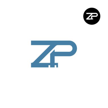 Harf ZP Monogram Logo Tasarımı