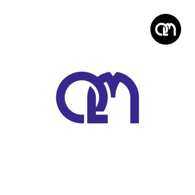 Harf QM Monogram Logo Tasarımı