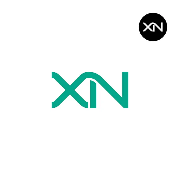 stock vector Letter XN Monogram Logo Design