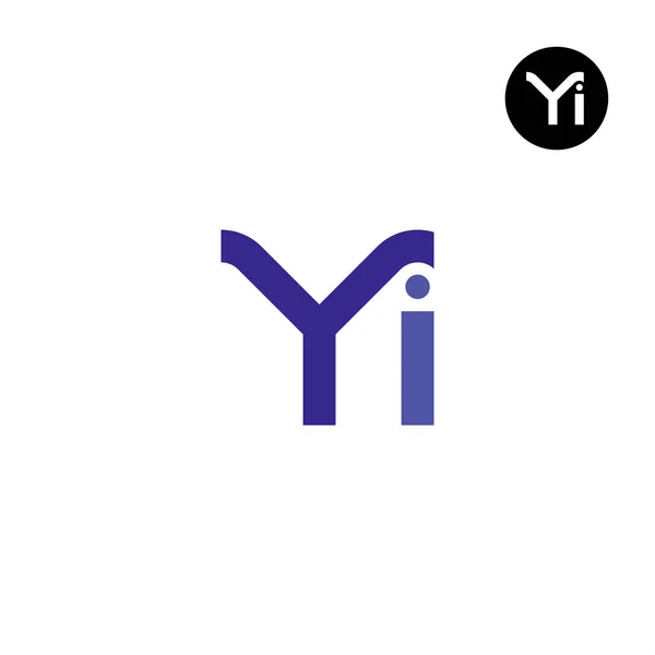Логотип Буквы Monogram — стоковый вектор