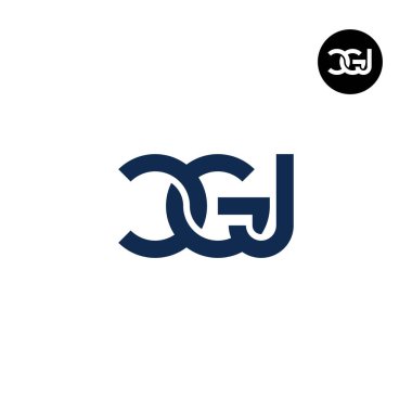 Harf CGJ Monogram Logo Tasarımı