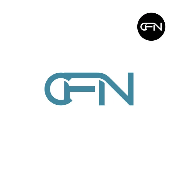 Логотип Буквы Cfn — стоковый вектор