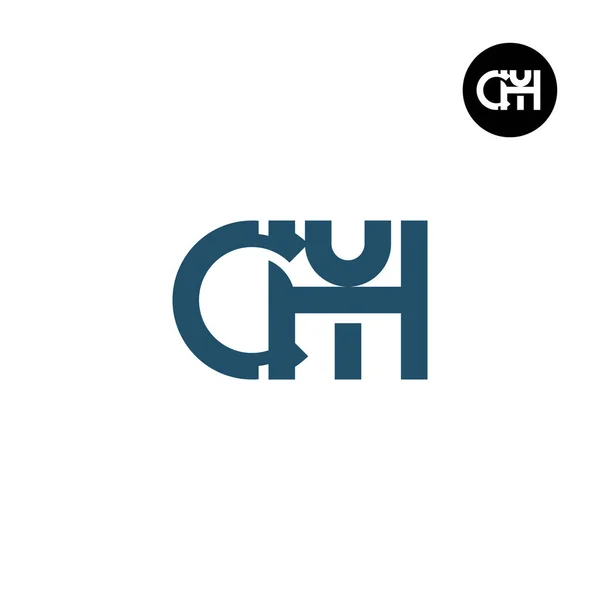 Brev Chy Monogram Logotyp Design — Stock vektor