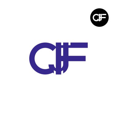 Harf CJF Monogram Logo Tasarımı
