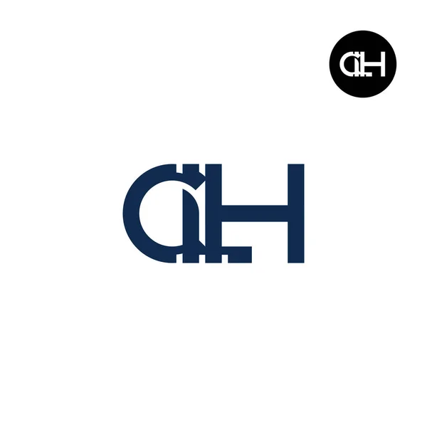 Lettera Clh Monogram Logo Design — Vettoriale Stock