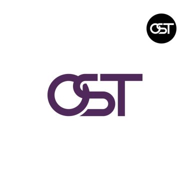 Harf OST Monogram Logo Tasarımı