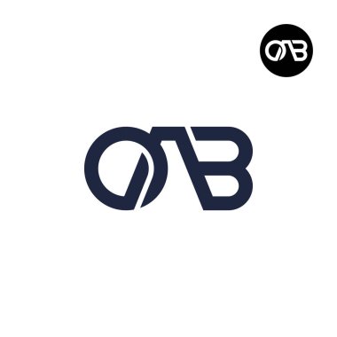 Harf OAB Monogram Logo Tasarımı