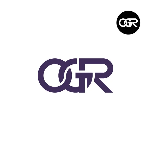Harf OGR Monogram Logo Tasarımı