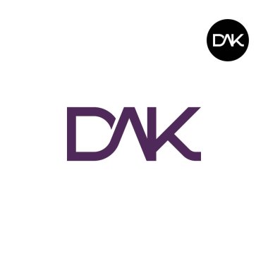 DAK Harfi Monogram Logo Tasarımı