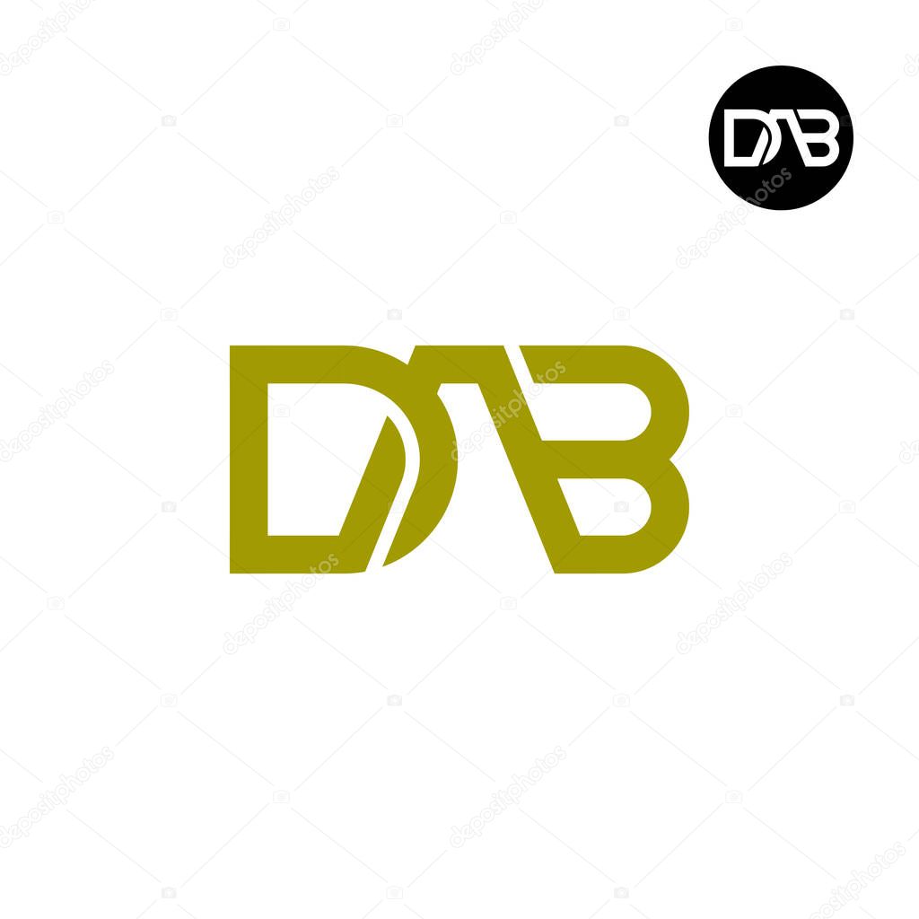 Letter DAB Monogram Logo Design