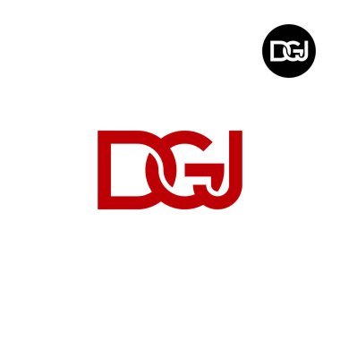 Harf DGJ Monogram Logo Tasarımı