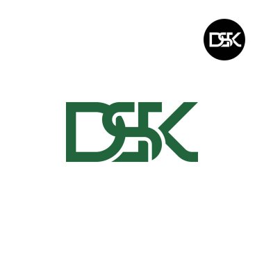 Harf DSK Monogram Logo Tasarımı