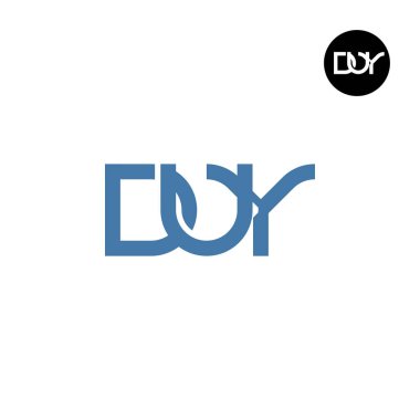 Harf DUY Monogram Logo Tasarımı