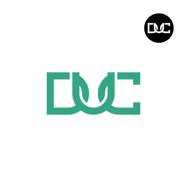 Літера Duc Монограма Дизайн Логотипу — стоковий вектор