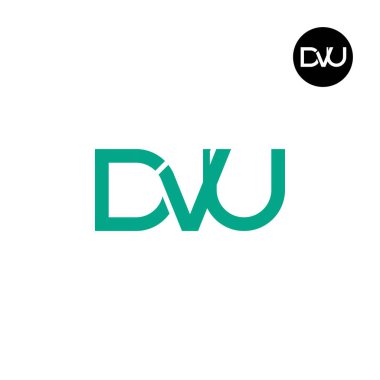 DVU Monogram Logo Tasarımı Harfi