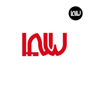 Harf LNW Monogram Logo Tasarımı Basit