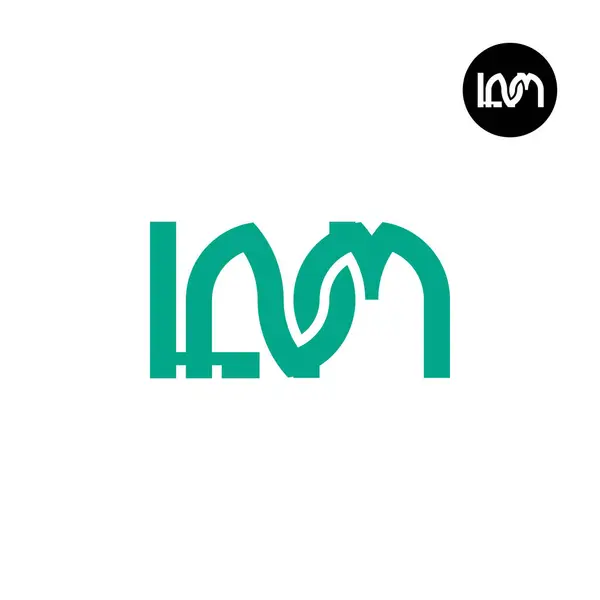字母Lnm单字标识设计 — 图库矢量图片