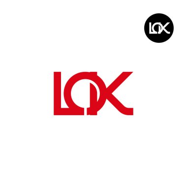 Harf LOK Monogram Logo Tasarımı