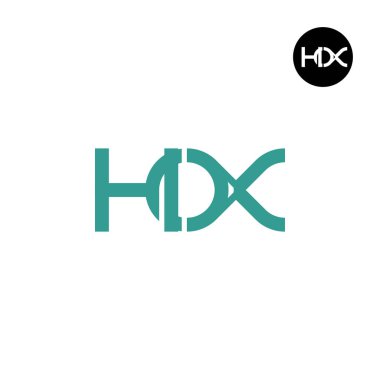 HOX Harfi Monogram Logo Tasarımı