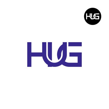 Harf HUG Monogram Logo Tasarımı