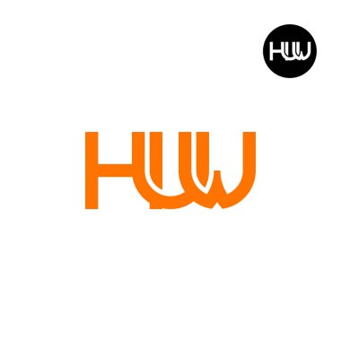 Harf HUW Monogram Logo Tasarımı