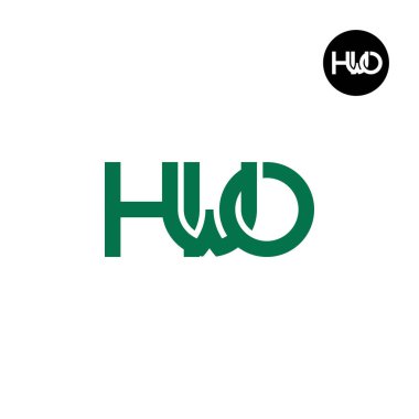 Harf HWO Monogram Logo Tasarımı