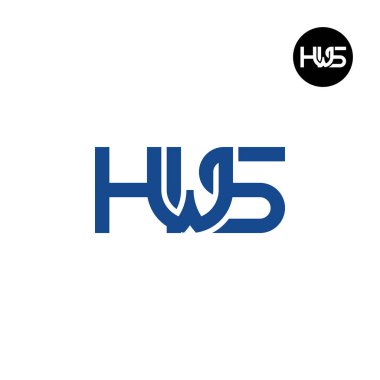 Harf HWS Monogram Logo Tasarımı