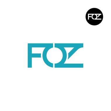 FOZ Harfi Monogram Logo Tasarımı
