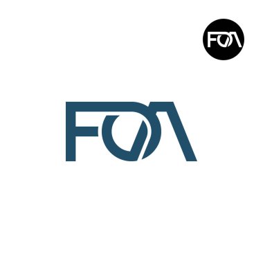 Harf FOA Monogram Logo Tasarımı