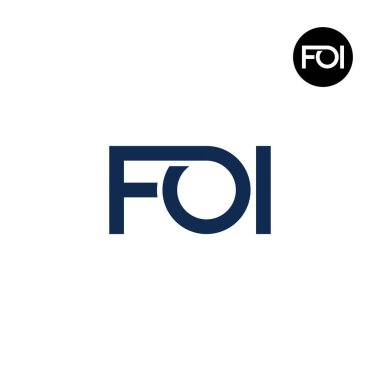 Harf FOI Monogram Logo Tasarımı