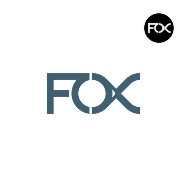 Harf FOX Monogram Logo Tasarımı