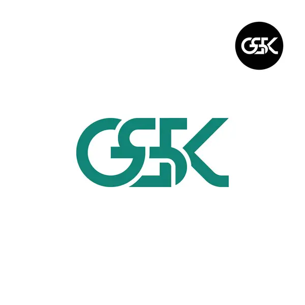 Harf GSK Monogram Logo Tasarımı