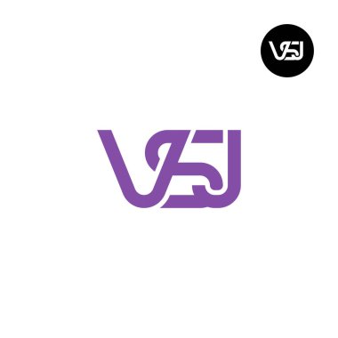 Harf VSJ Monogram Logo Tasarımı