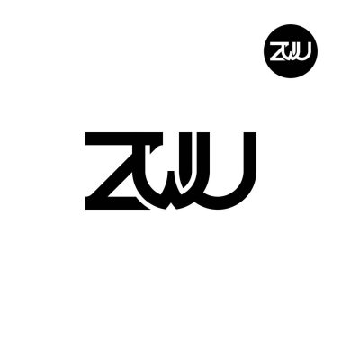 Harf ZWU Monogram Logo Tasarımı