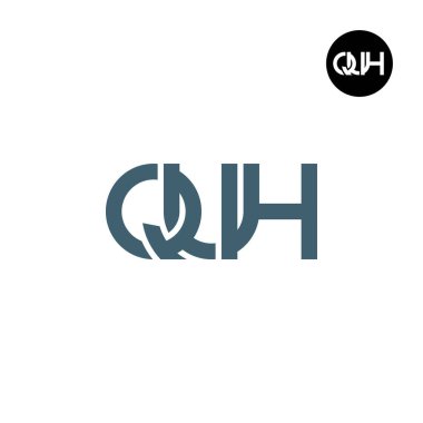 Harf QUH Monogram Logo Tasarımı