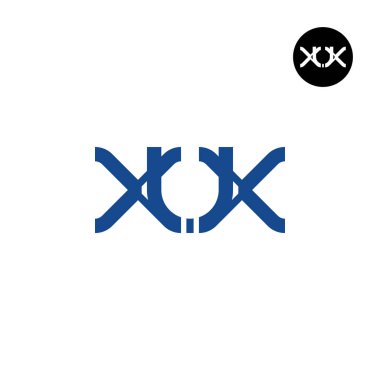 Harf XUX Monogram Logo Tasarımı