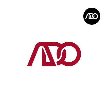 Harf ADO Monogram Logo Tasarımı