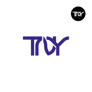 Harf TNY Monogram Logo Tasarımı