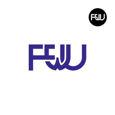 Harf FWU Monogram Logo Tasarımı
