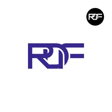 Harf RDF Monogram Logo Tasarımı