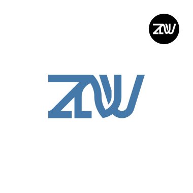 Harf ZNV Monogram Logo Tasarımı